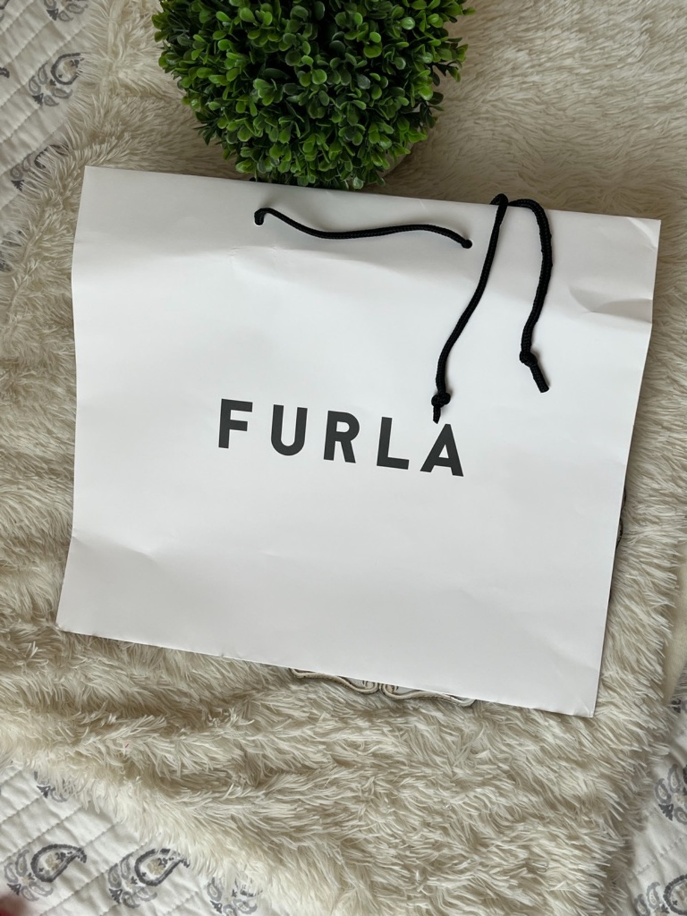 Furla Silver and Gray color block zippy Wallet with shopper tote - Picture 6 of 16